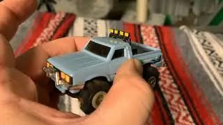 Schaper Stomper 4x4 Blue Datsun Lil Hustler Truck Motor and Lights Working from 1981 SOLD