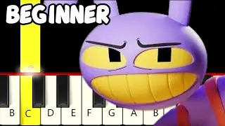 Knock Knock Who Cares? (Jax's Song) - Fast and Slow (Easy) Piano Tutorial - Beginner