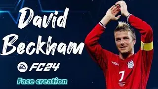 FC24 David Beckham PROClubs and CAREER MODE FACE CREATION
