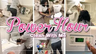 POWER HOUR CLEAN WITH ME 2020 | CLEANING MOTIVATION