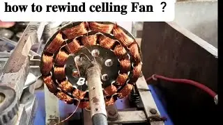 How to Rewind 'CELLING FAN' ? |@electro official |