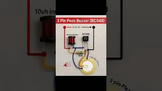 Pezo Buzzer Using BC548 Transistor #Electro_JK #experiment #PezoBuzzer