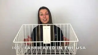 Mounting Basket | Plain Steel | White Powder Coat | 100% USA-Made