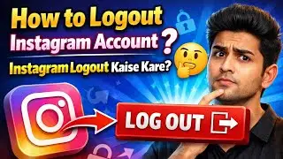 How to Logout Instagram Account || Instagram Logout Kaise Kare?🤔