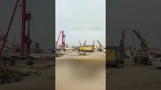 Long spiral with down-the-hole hammer and three XRVS1050 construction site