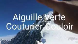 Aiguille Verte - Couturier Couloir  21-4-2017