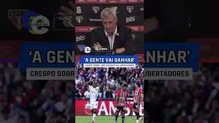 &lsquo;N&oacute;s vamos ganhar&rsquo; Crespo responde confiante sobre partida delicada na Libertadores #RedeRonaldo