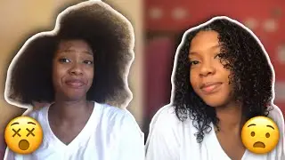 TRYING THE &ldquo;WET LOOK&rdquo; ON THICK NATURAL HAIR