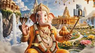 Ganpati Bappa's First Vlog from Heaven! 🎥☁️ | Swarg Lok Tour Spiritual Vibe 
