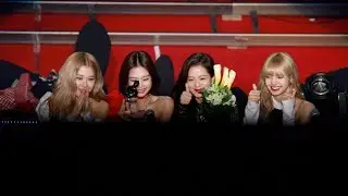 올해의 작곡가상 테디 대신 블랙핑크 (BLACK PINK)가 대리 수상 4K 직캠 190123