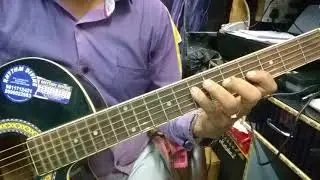 How To Play Raag Yaman Guitar Lesson || Raag Yaman On Guitar || Easy Guitar Lesson In Hindi ||