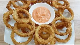 CRISPY FRIED ONION RINGS RECIPE | HOW TO MAKE ONION RINGS
