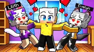 GATTO LILITH e CANE EVELYN sono INNAMORATE di ME in Minecraft!