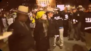 Occupy Albany Protesters Defy Curfew (No Audio) [Nov. 20, 2011]