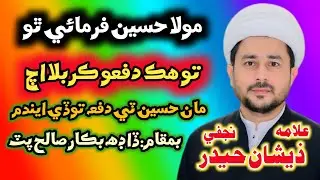Allama Zeeshan Najfi 23Muharam Majlis E Aza ShahadatImamSajjad(as)Village Bakkar Dadh Salehpat 2025