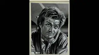 Realistic Sketch of Steve Harrington from The Stranger things 💥#art#strangerthings#viralvideo#shorts