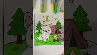Coloring My Own Coloring Book  - Cozy Camping Under The Stars