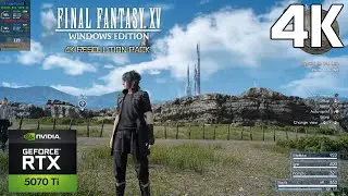 Final Fantasy XV Windows Edition with 4K Resolution Pack on the NVIDIA RTX 5070 Ti