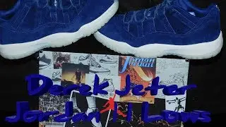 Derek Jeter Jordan 11's Low unboxing/review