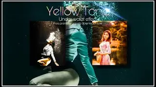 YELLOW tone premium Lightroom presets | Underwater preset pack