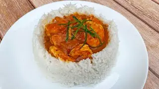 Crevettes au curry
