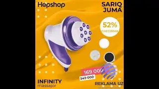 HOPSHOP MEGA CHEGIRMALARNI e'lon qiladi! Mahsulotlarni 60% -gacha chegirmalar bilan xarid qilishga..