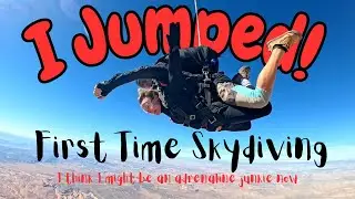 First time skydiving! Moab, Utah is a great place to do it!