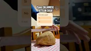 Pane calabrese fatto in casa🥖 #calabria #food #pane #tradizione #folk