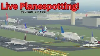 #roadto1k 🔴PTFS PLANESPOTTING LIVE🔴[VIEWERS CAN JOIN] Pilot Training Flight Simulator Roblox