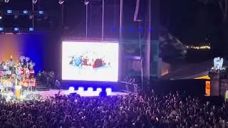 Zohran Mamdani Forest Hills Stadium 10-26-25 lights up the stadium with love
