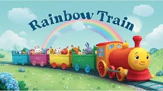 Rainbow Train| Magical Ride, Children Rhyme,Best Rhyme for Toddlers