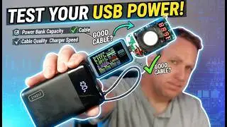 Как использовать USB-тестер мощности FNIRSI и USB-тестер нагрузки DROK для проверки емкости батар...