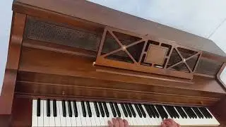 Everett Console piano with bench 221180 - Austin, Texas