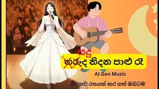 සදුද නිදන පාළු රෑ:AI Gen Music Video