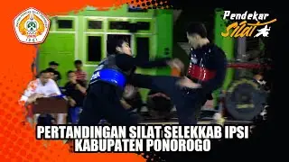 PERTANDINGAN PENCAK SILAT KELAS A PUTRA  PSHT VS ASAD DALAM SELEKKAB PENCAK SILAT IPSI PONOROGO