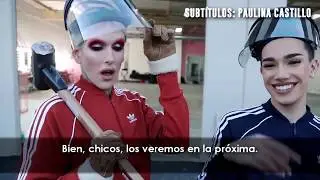 Jeffree Star: Destroying Makeup We Hated In 2018 feat. James Charles 2/2 (subtitulado al espa&ntilde;ol)