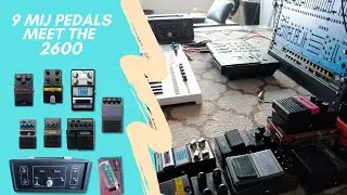 Todd Terje's 'Inspector Norse' played on an ARP 2600 synth clone, through 9 Made in Japan pedals!