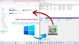How to Create Partition in Windows 10 & Windows 11 | Create New Drive (2024)