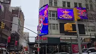 Strolling down Broadway 😊 #travel #tourist #vlog #nyc #viral #shorts