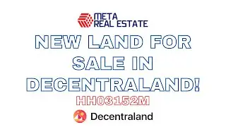 New Land For Sale In The Metaverse - Meta Real Estate (HH03152M)