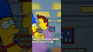 Marge cheats on homer #thesimpsons #simpsons #shorts