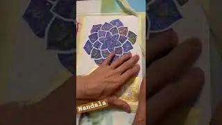 ART idea mandala Shorts МАНДАЛА акварель #subscribe #2023 #tiktok #trending #shorts #vlog #art