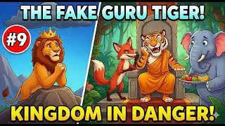 Part-9 🦁 Sher Ki Maut? The Fake Guru Tiger's Trap! | Jungle Stories #HindiKahaniya #HindiCartoon