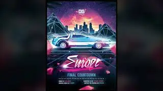 THE FINAL COUNTDOWN - Europe (80's Retrowave version)