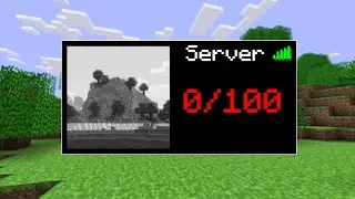 Playing a minecraft server that time forgot.