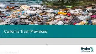 Stormwater Webinar: California Full Trash Capture