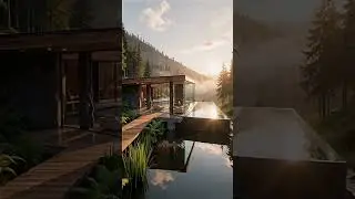 Ultra-Luxury Modern House in Nature | Cinematic Golden-Hour Retreat