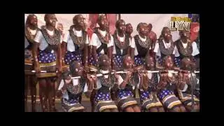 TENWEK PRIMARY PUPILS IN KENYA PERFORM A KIPSIGIS TRADITONAL SONG.
