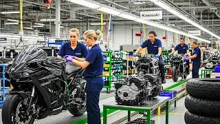 Why This Bike is Illegal? 🚫 Kawasaki H2R Making Process