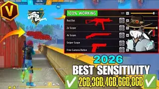 Free Fire Headshot Setting After Ob52 Update 2026⚡Best Sensitivity Settings ⚙️| Sensitivity Setting